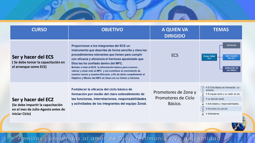 Promotores de Zona y Promotores de Ciclo Básico.