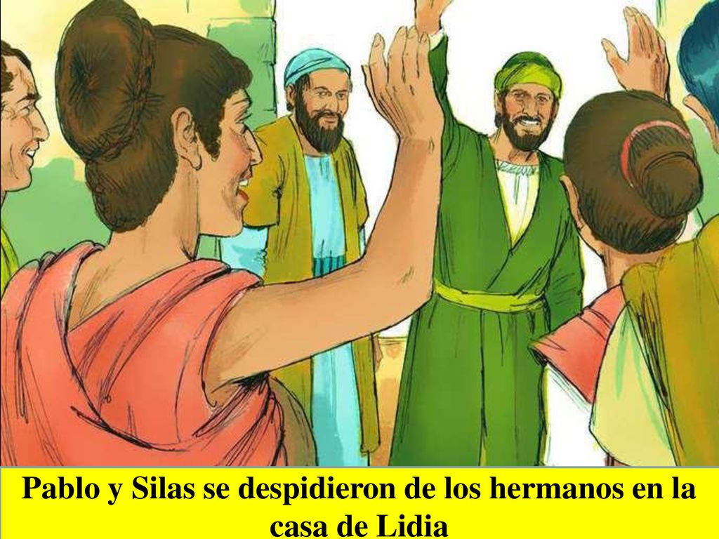 Pablo y Silas se despidieron de los hermanos en la
