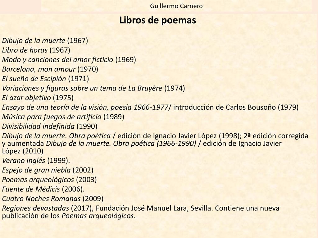 Libros de poemas Dibujo de la muerte (1967) Libro de horas (1967)