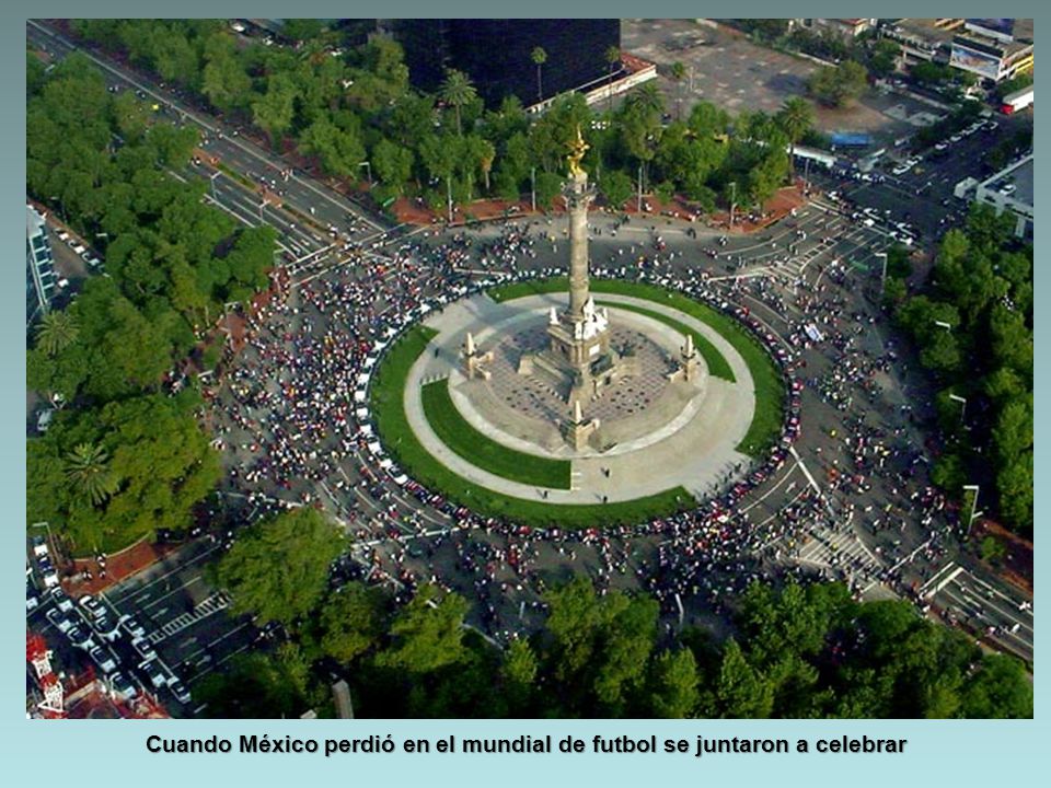 Cuando México perdió en el mundial de futbol se juntaron a celebrar
