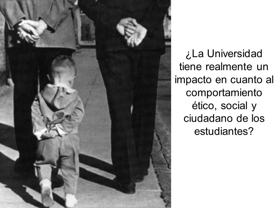 ¿La Universidad tiene realmente un impacto en cuanto al comportamiento ético, social y ciudadano de los estudiantes