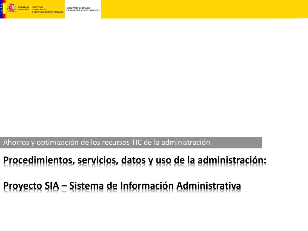 Ahorros y optimización de los recursos TIC de la administración