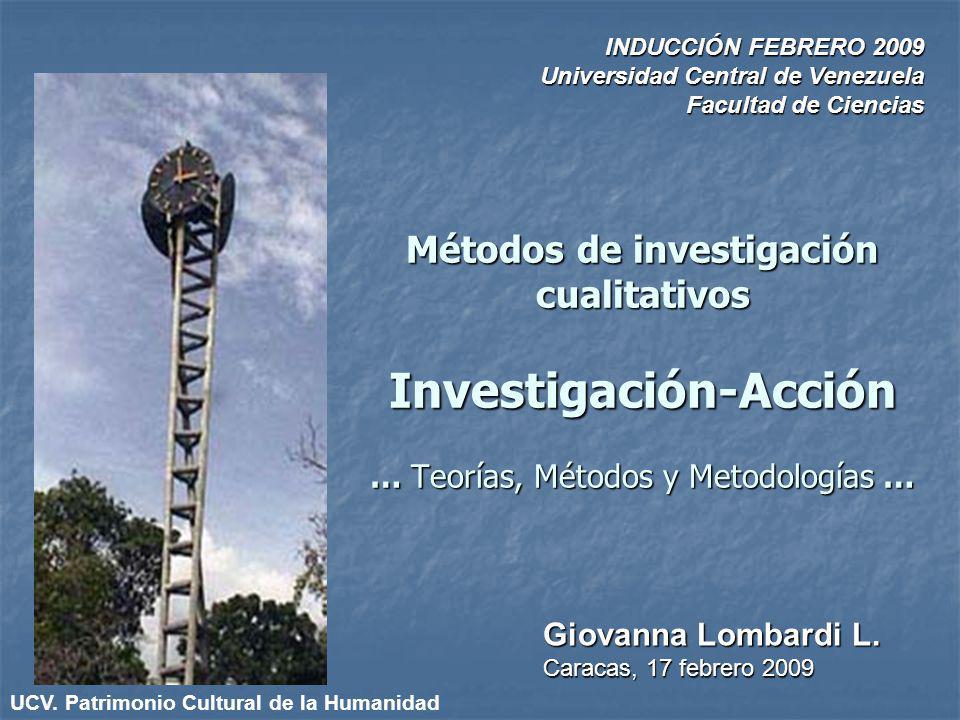 INDUCCIÓN FEBRERO 2009 Universidad Central de Venezuela. Facultad de Ciencias.