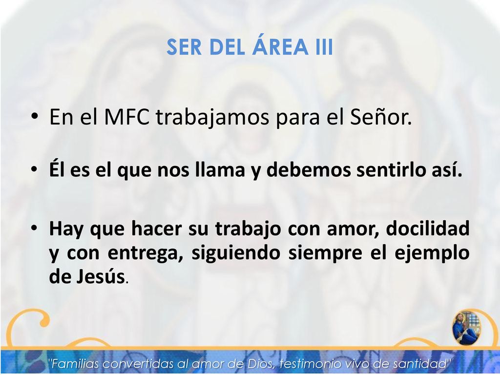 Familias convertidas al amor de Dios, testimonio vivo de santidad