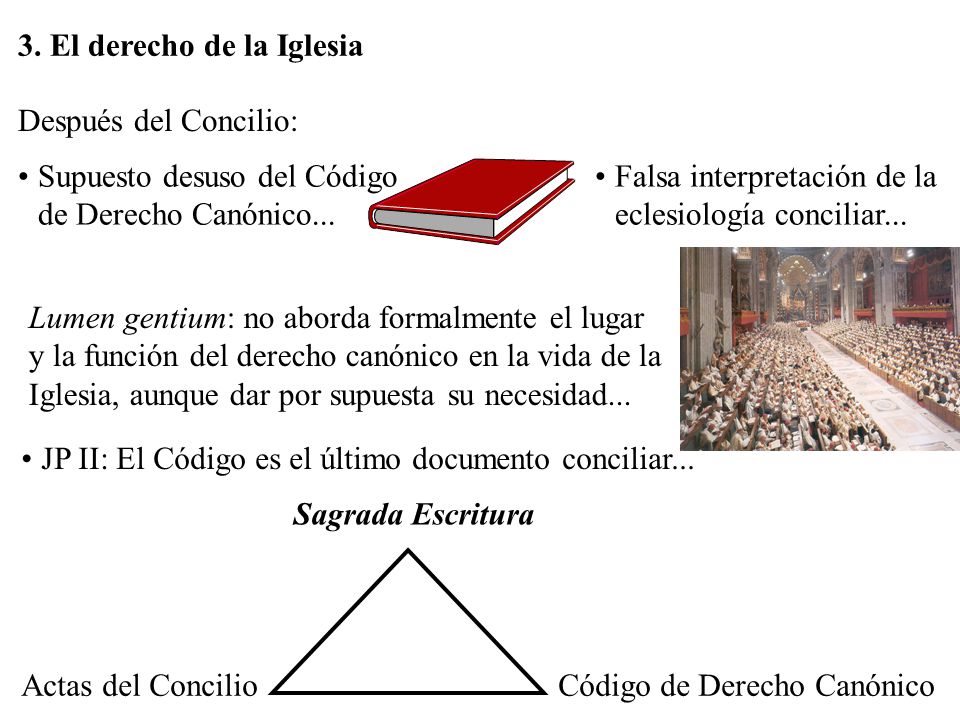 3. El derecho de la Iglesia