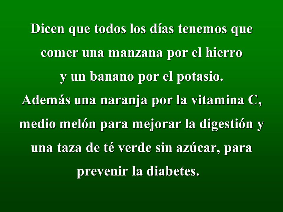Dicen que todos los días tenemos que comer una manzana por el hierro