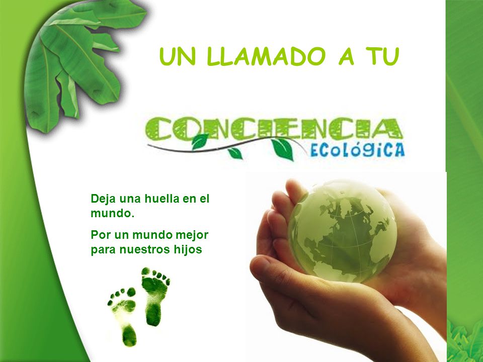 UN LLAMADO A TU Deja una huella en el mundo.