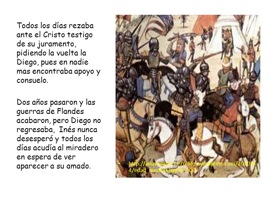 Todos los días rezaba ante el Cristo testigo de su juramento, pidiendo la vuelta la Diego, pues en nadie mas encontraba apoyo y consuelo.