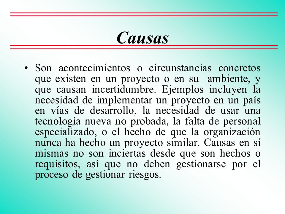 Causas