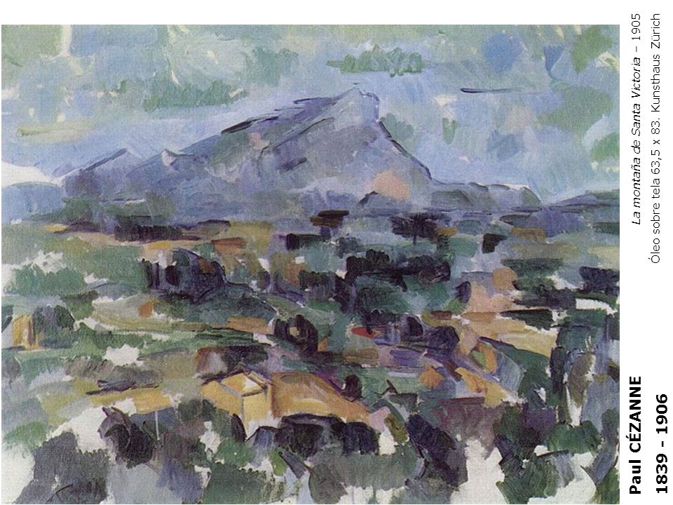 Paul CÉZANNE La montaña de Santa Victoria – 1905