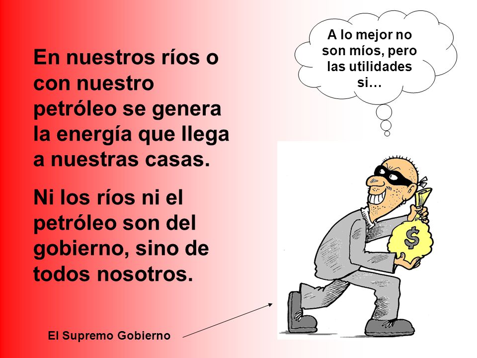 A lo mejor no son míos, pero las utilidades si…