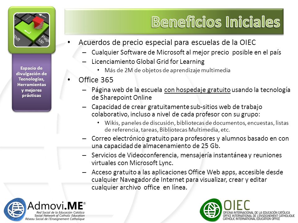 Espacio de divulgación de Tecnologías, Herramientas y mejores prácticas