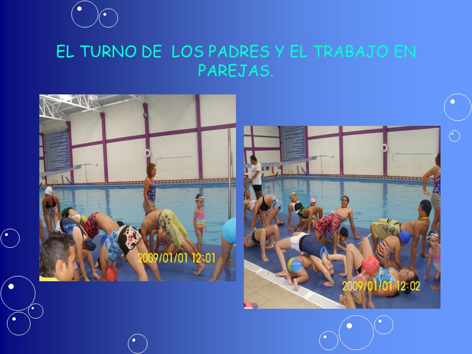 EL TURNO DE LOS PADRES Y EL TRABAJO EN PAREJAS.