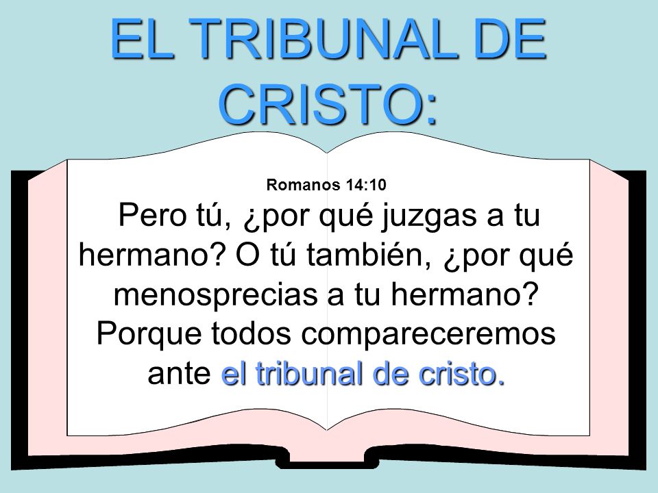 EL TRIBUNAL DE CRISTO: