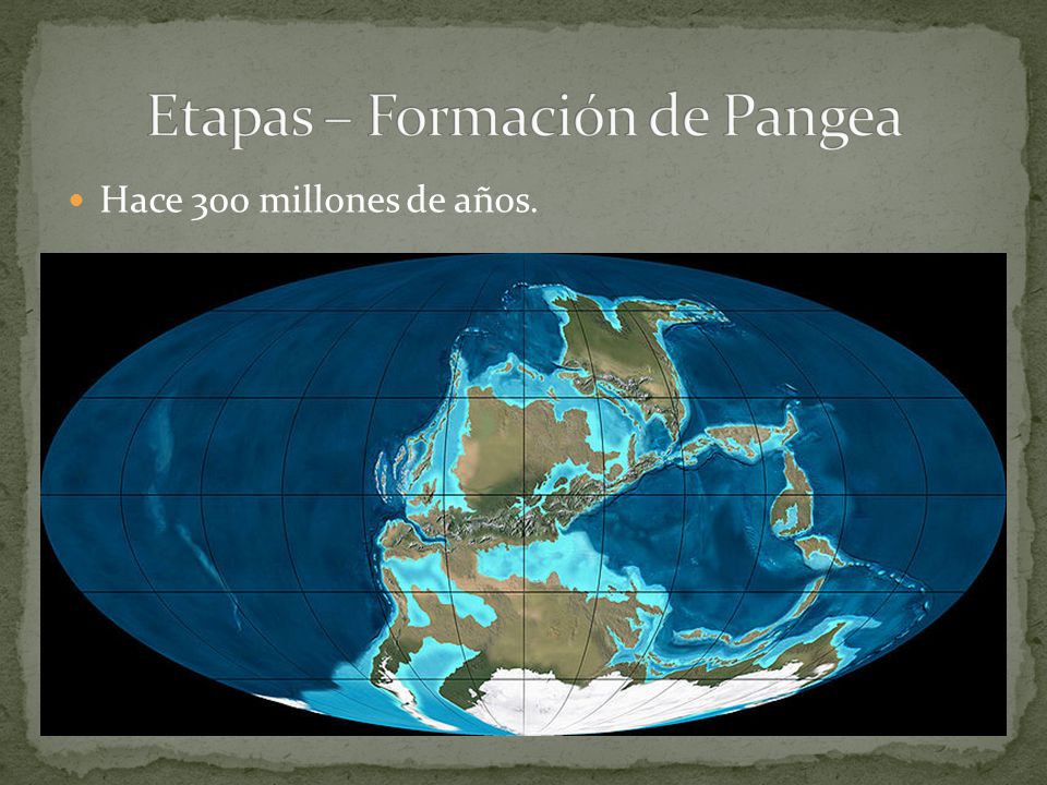 Etapas – Formación de Pangea