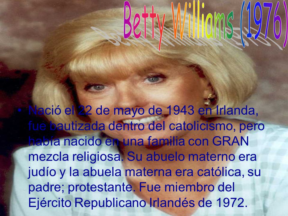 Betty Williams (1976)