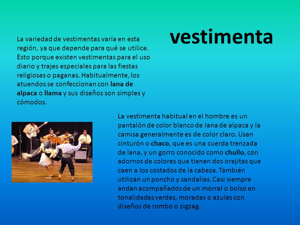 vestimenta