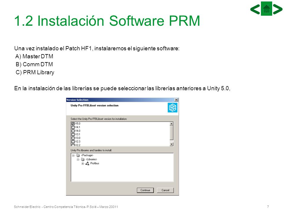 1.2 Instalación Software PRM