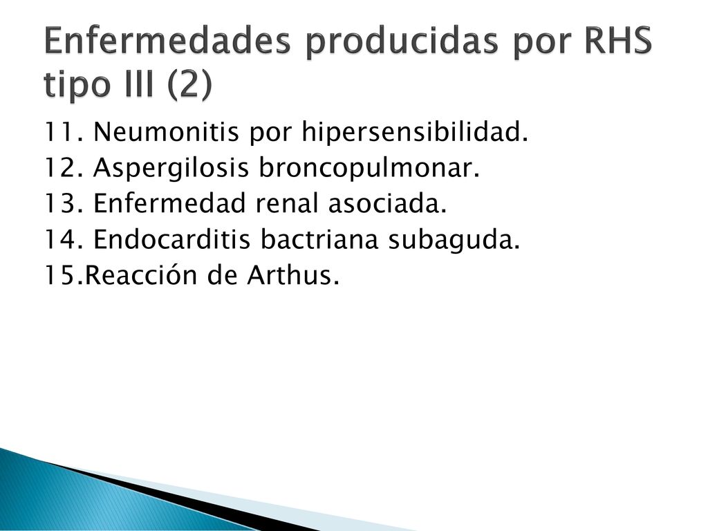 Enfermedades producidas por RHS tipo III (2)