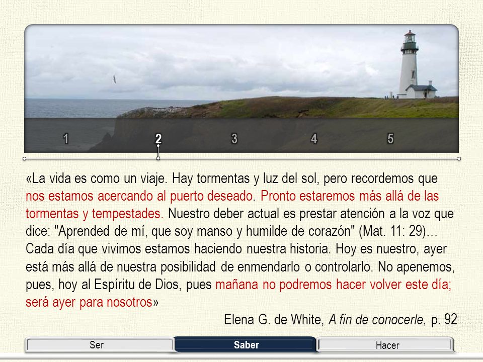 Elena G. de White, A fin de conocerle, p. 92