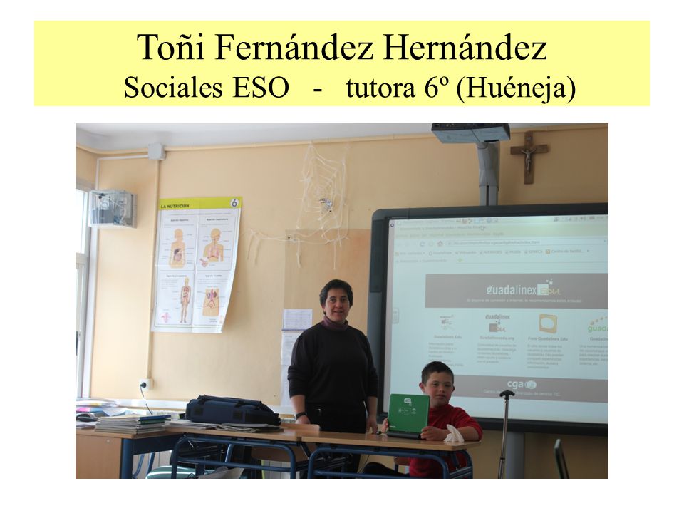 Toñi Fernández Hernández Sociales ESO - tutora 6º (Huéneja)