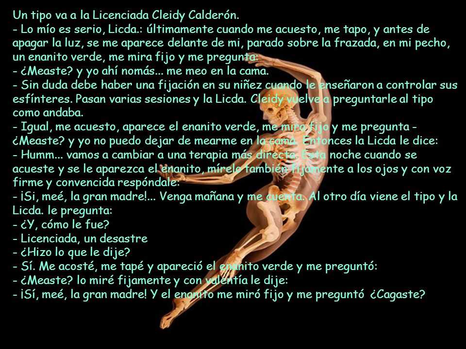 Un tipo va a la Licenciada Cleidy Calderón.