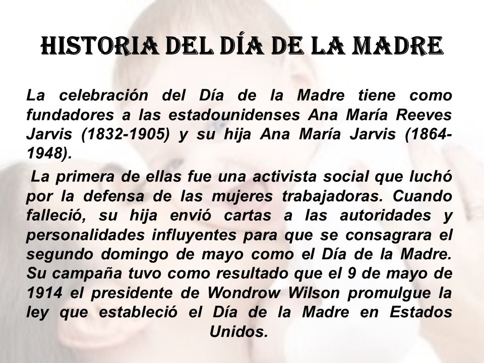 Día de la madre. - ppt descargar