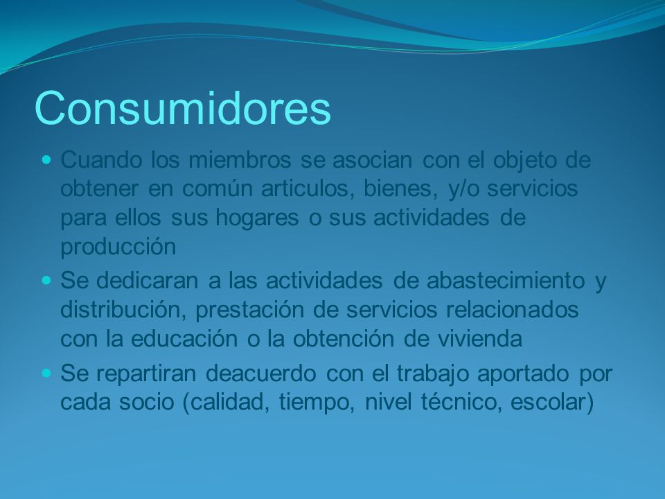 Consumidores