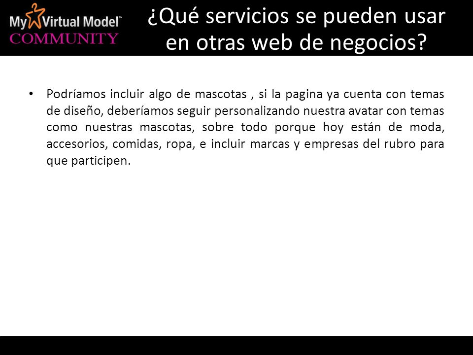 ¿Qué servicios se pueden usar en otras web de negocios