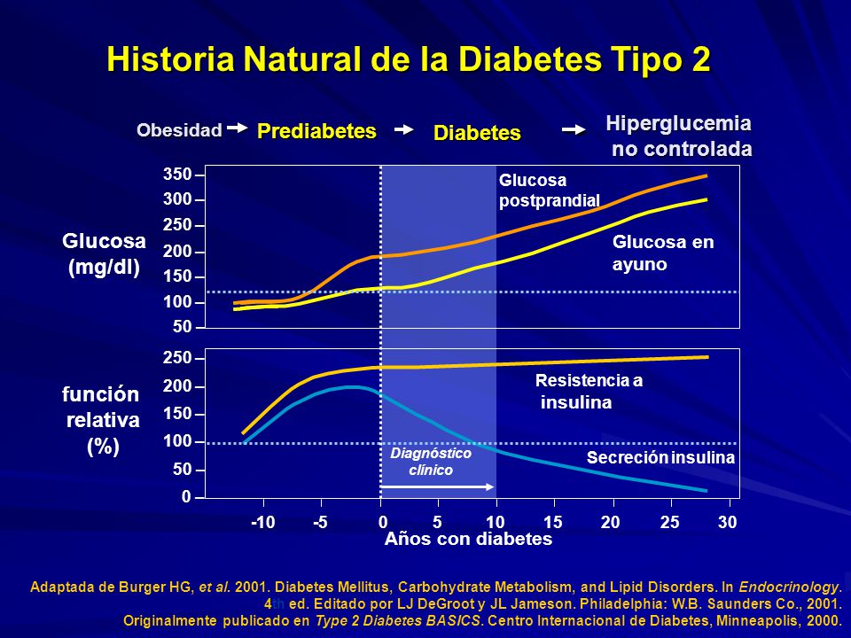 Historia Natural de la Diabetes Tipo 2