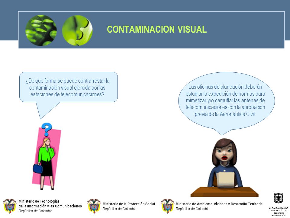 CONTAMINACION VISUAL ¿De que forma se puede contrarrestar la contaminación visual ejercida por las estaciones de telecomunicaciones
