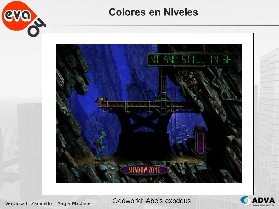 Colores en Niveles Oddworld: Abe’s exoddus