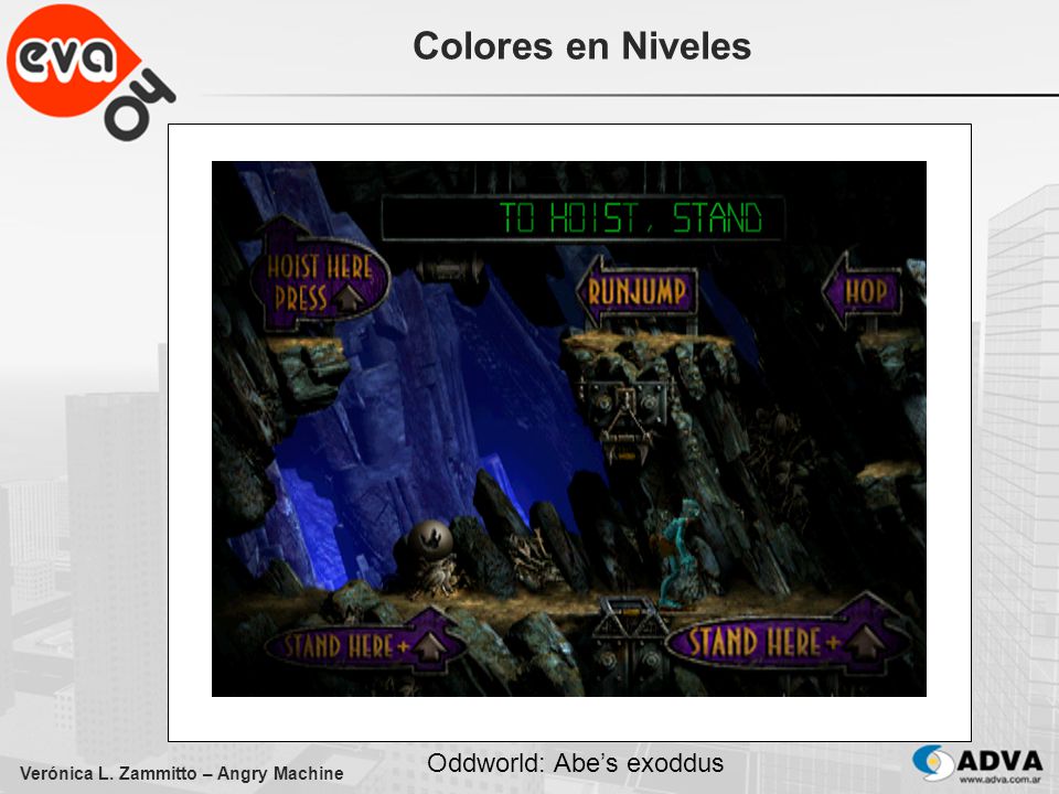 Colores en Niveles Oddworld: Abe’s exoddus