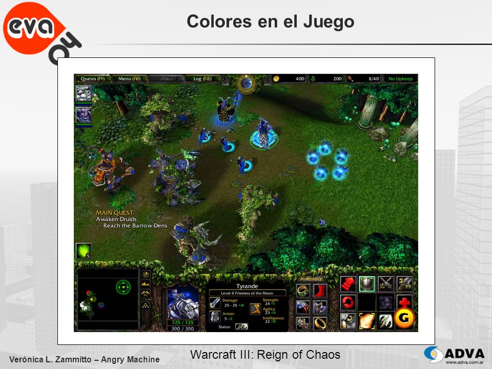Colores en el Juego Warcraft III: Reign of Chaos