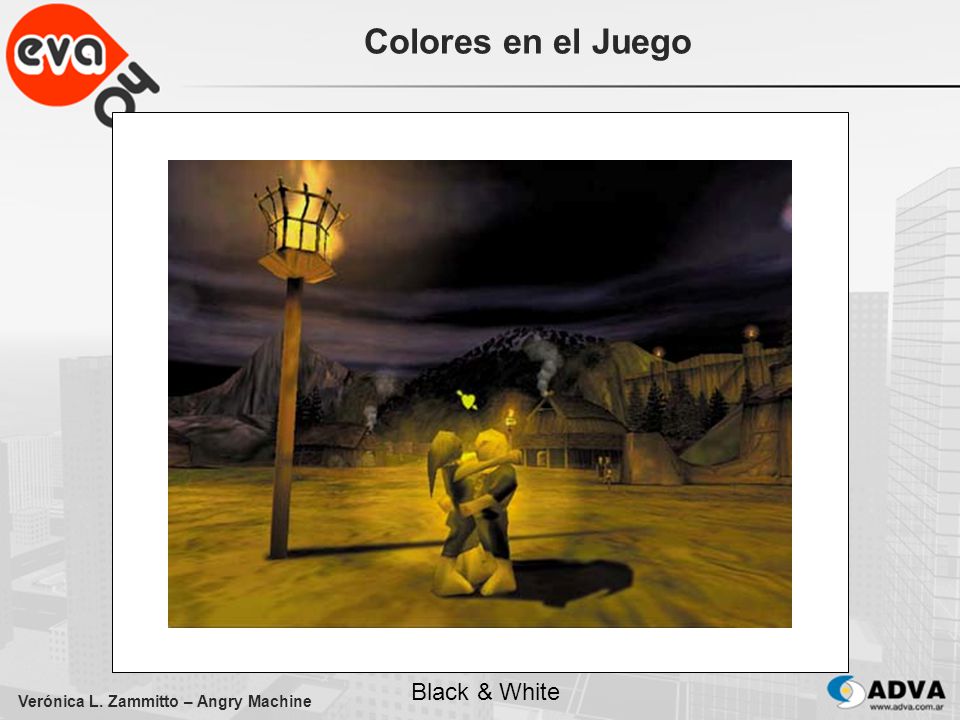 Colores en el Juego Black & White Verónica L. Zammitto – Angry Machine