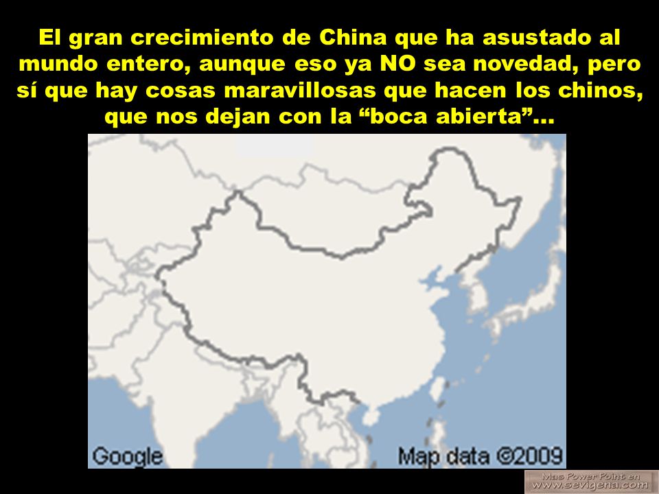El gran crecimiento de China que ha asustado al mundo entero, aunque eso ya NO sea novedad, pero sí que hay cosas maravillosas que hacen los chinos, que nos dejan con la boca abierta ...
