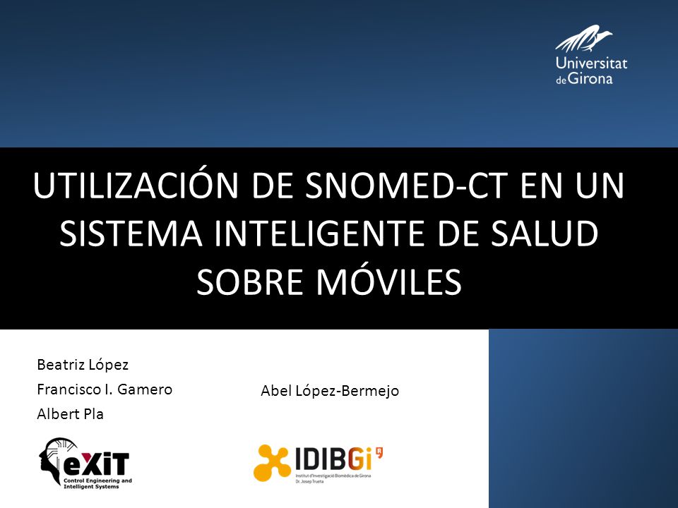 UTILIZACIÓN DE SNOMED-CT EN UN SISTEMA INTELIGENTE DE SALUD SOBRE MÓVILES