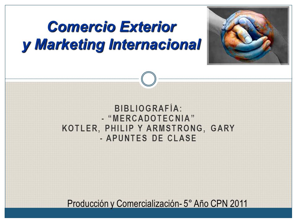y Marketing Internacional Kotler, Philip y Armstrong, Gary