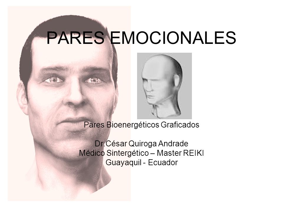 PARES EMOCIONALES Pares Bioenergéticos Graficados