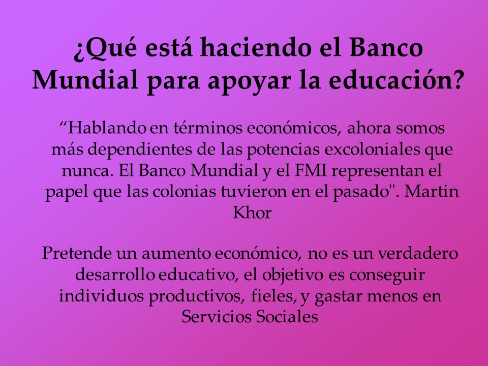 ¿Qué está haciendo el Banco Mundial para apoyar la educación