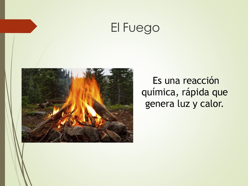 Es una reacción química, rápida que genera luz y calor.