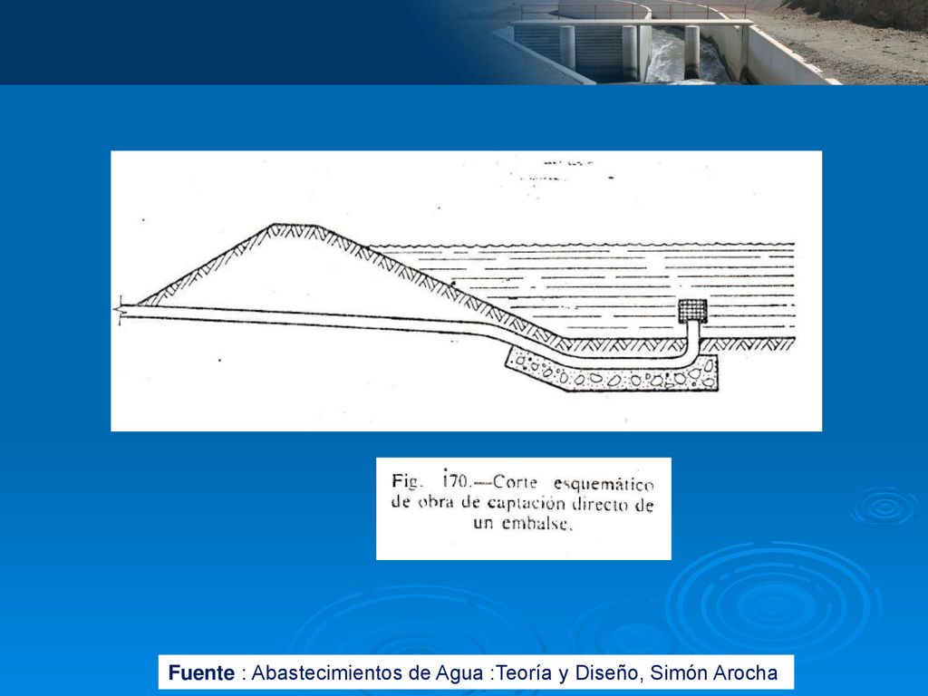 Fuente : Abastecimientos de Agua :Teoría y Diseño, Simón Arocha
