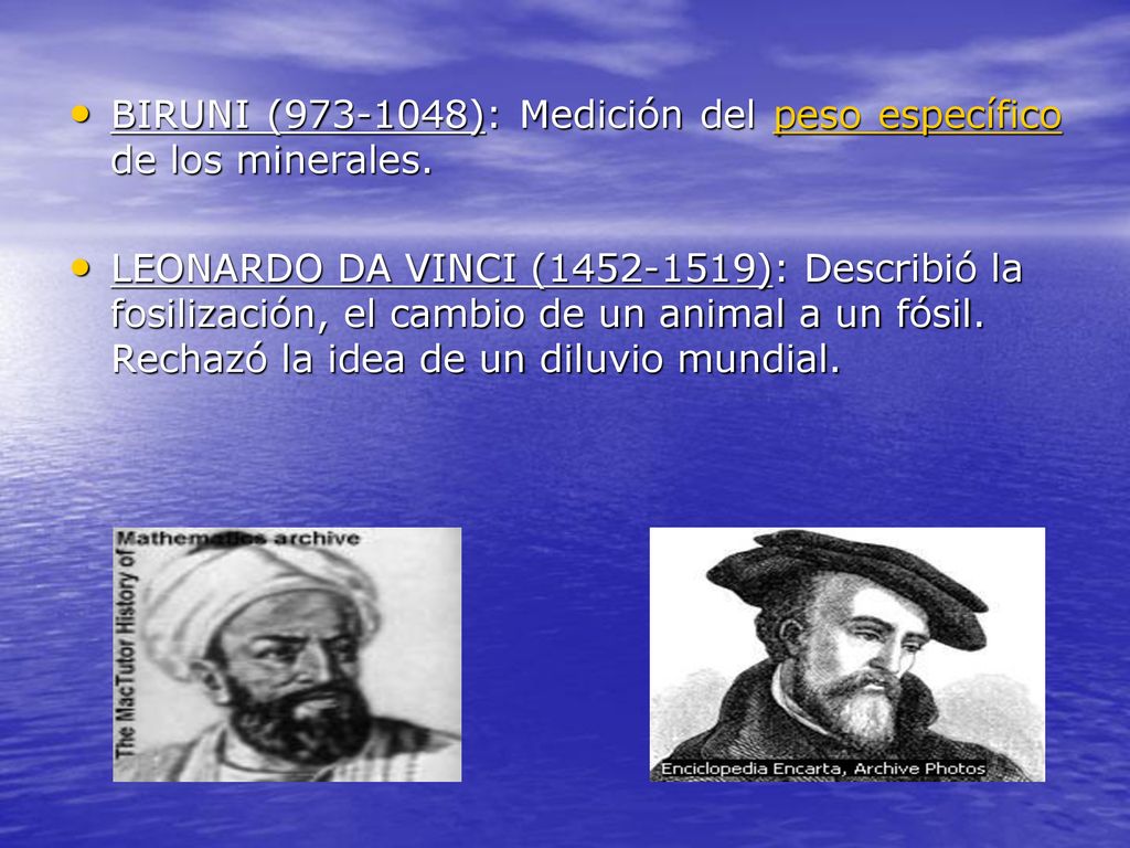BIRUNI ( ): Medición del peso específico de los minerales.