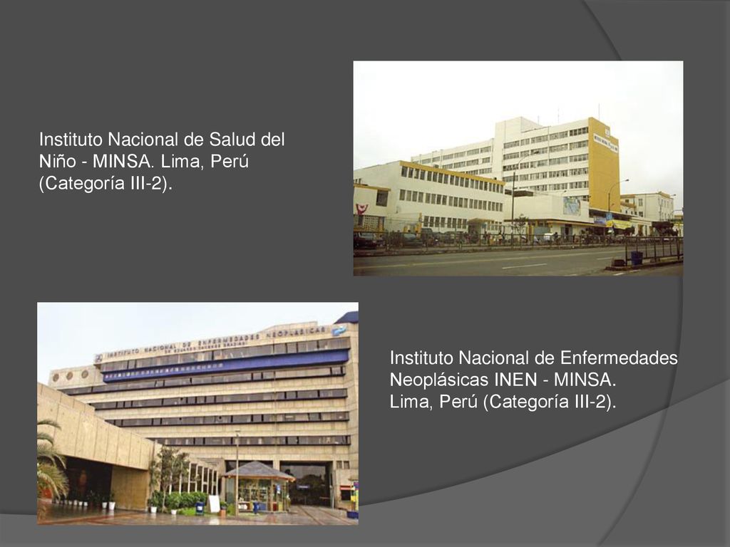 Instituto Nacional de Salud del Niño - MINSA. Lima, Perú
