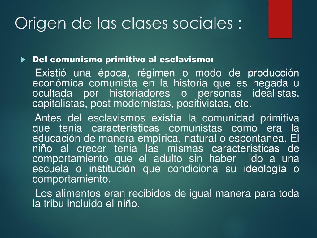 Índice 1-Origen de las clases sociales 2-Definición de clase social - ppt  descargar