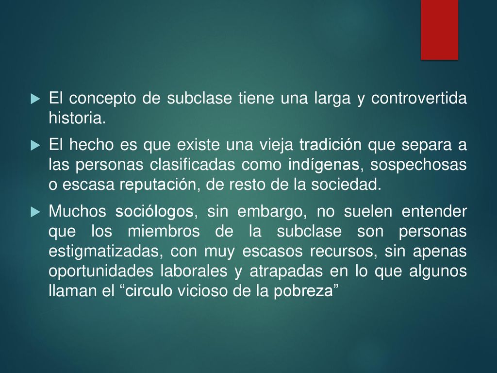 El concepto de subclase tiene una larga y controvertida historia.
