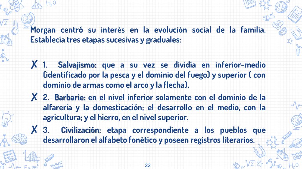 Morgan centró su interés en la evolución social de la familia