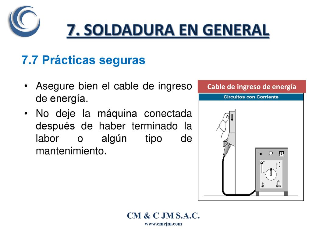 Cable de ingreso de energía