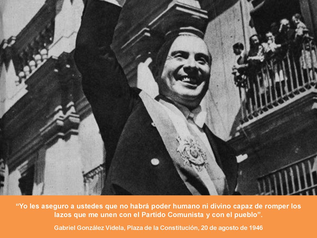 Yo les aseguro a ustedes que no habrá poder humano ni divino capaz de romper los lazos que me unen con el Partido Comunista y con el pueblo .