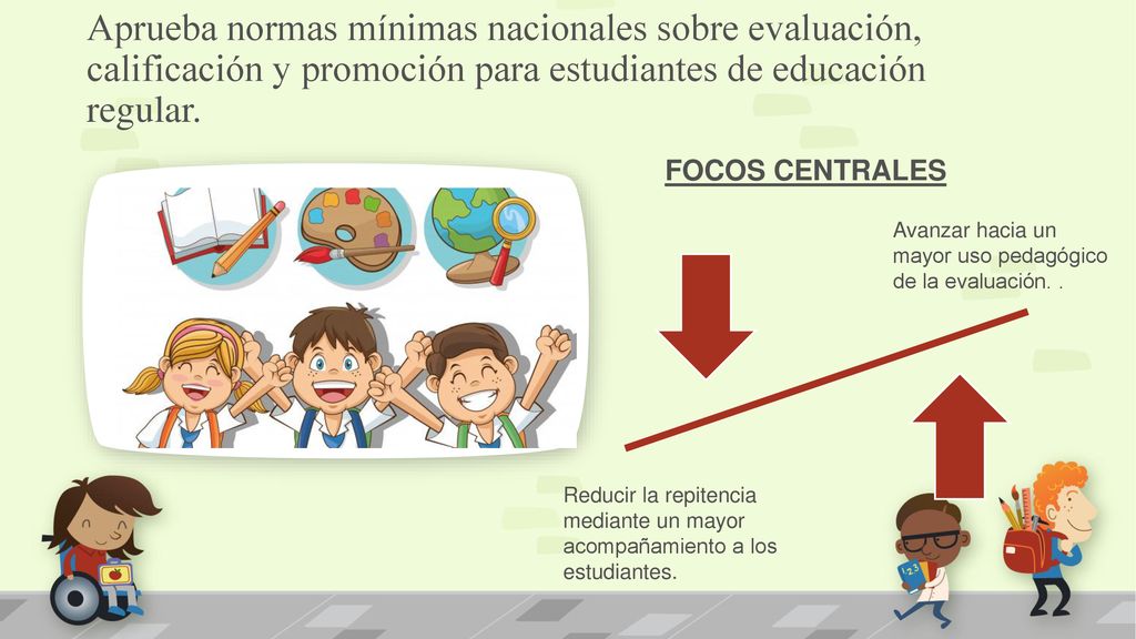 Aprueba normas mínimas nacionales sobre evaluación, calificación y promoción para estudiantes de educación regular.
